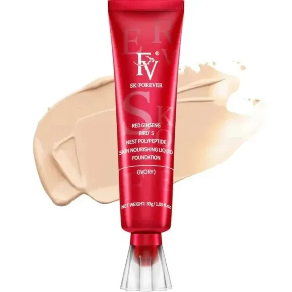 FV Foundation, Oil Absorb Ivory Liquid Foundation 30g - Image 2