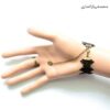 Rose Anja Gothic Lace Hand Chain Bracelet Ring Set | Antique Gold Tone