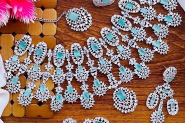 Grand Bridal & Festive Full Jewelry Set | Necklace, Earrings, Ring, Tikka